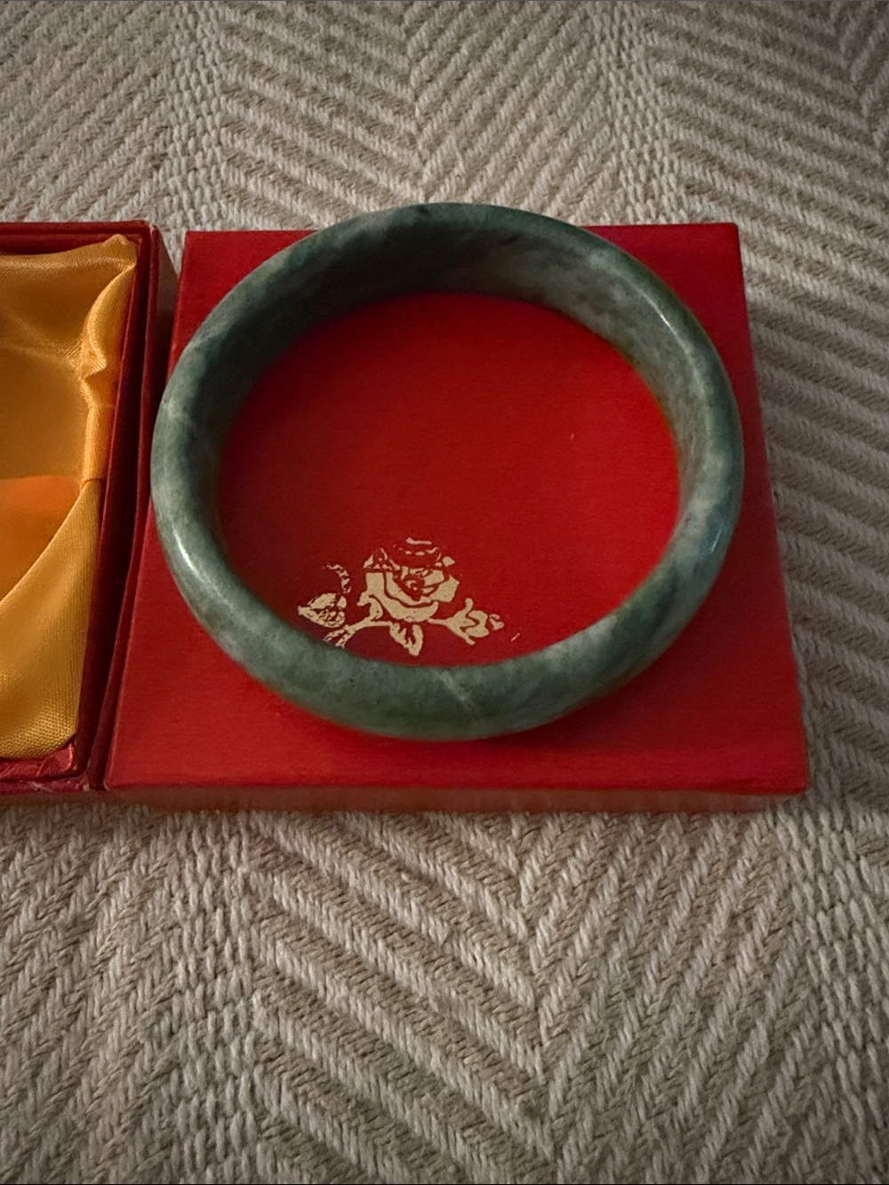 Jade Green Jadeite Bangle Bracelet - Picture 3 of 5